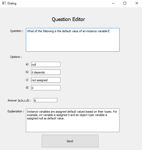 Questions